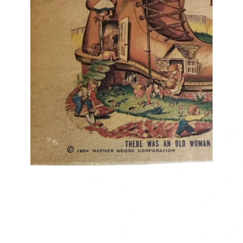 Vintage Mother Goose Shoes Black‎ Leather Mary Janes Size 6 Original Box
